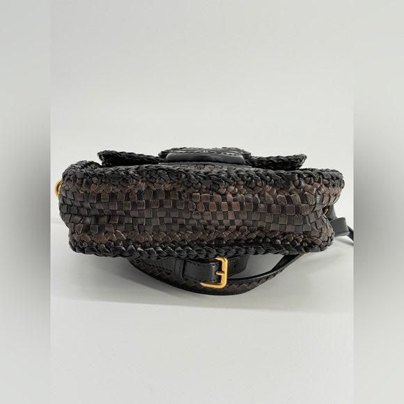 Prada Madras Crossbody Brown Bag - Picture 14 of 16